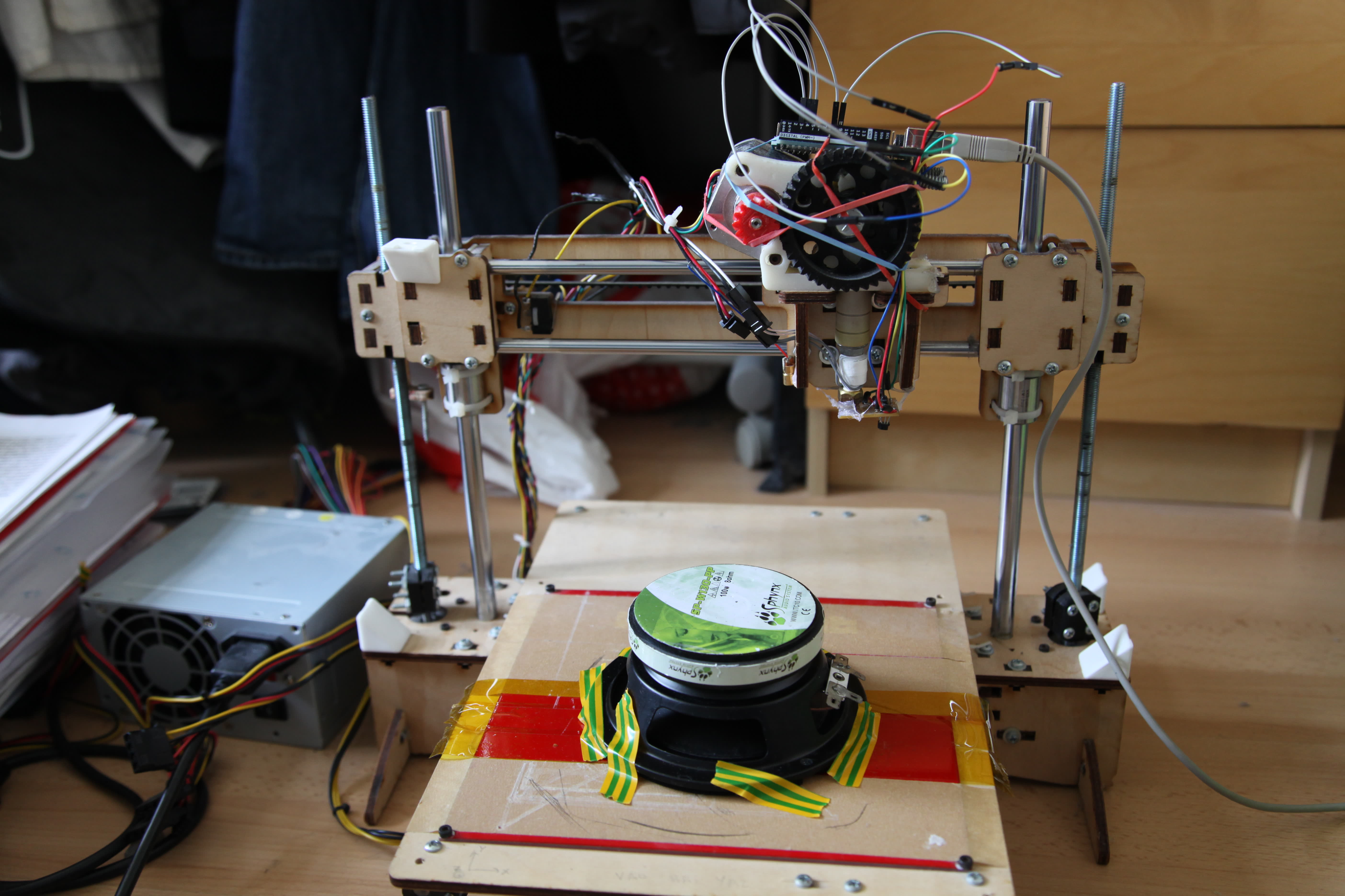 The first version of the magnetic scanner