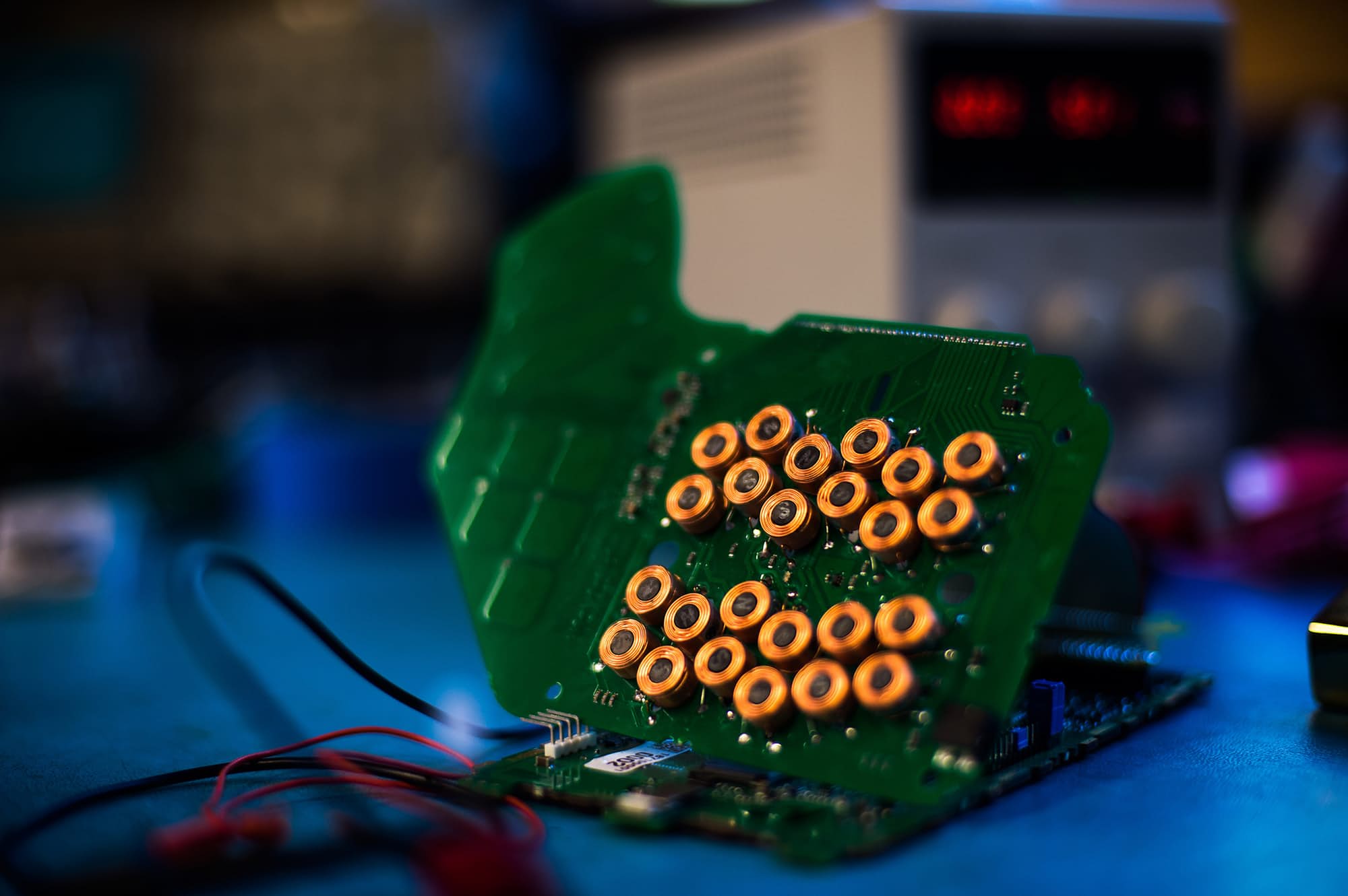 Rare picture of the actuators PCB, (from newatlas)
