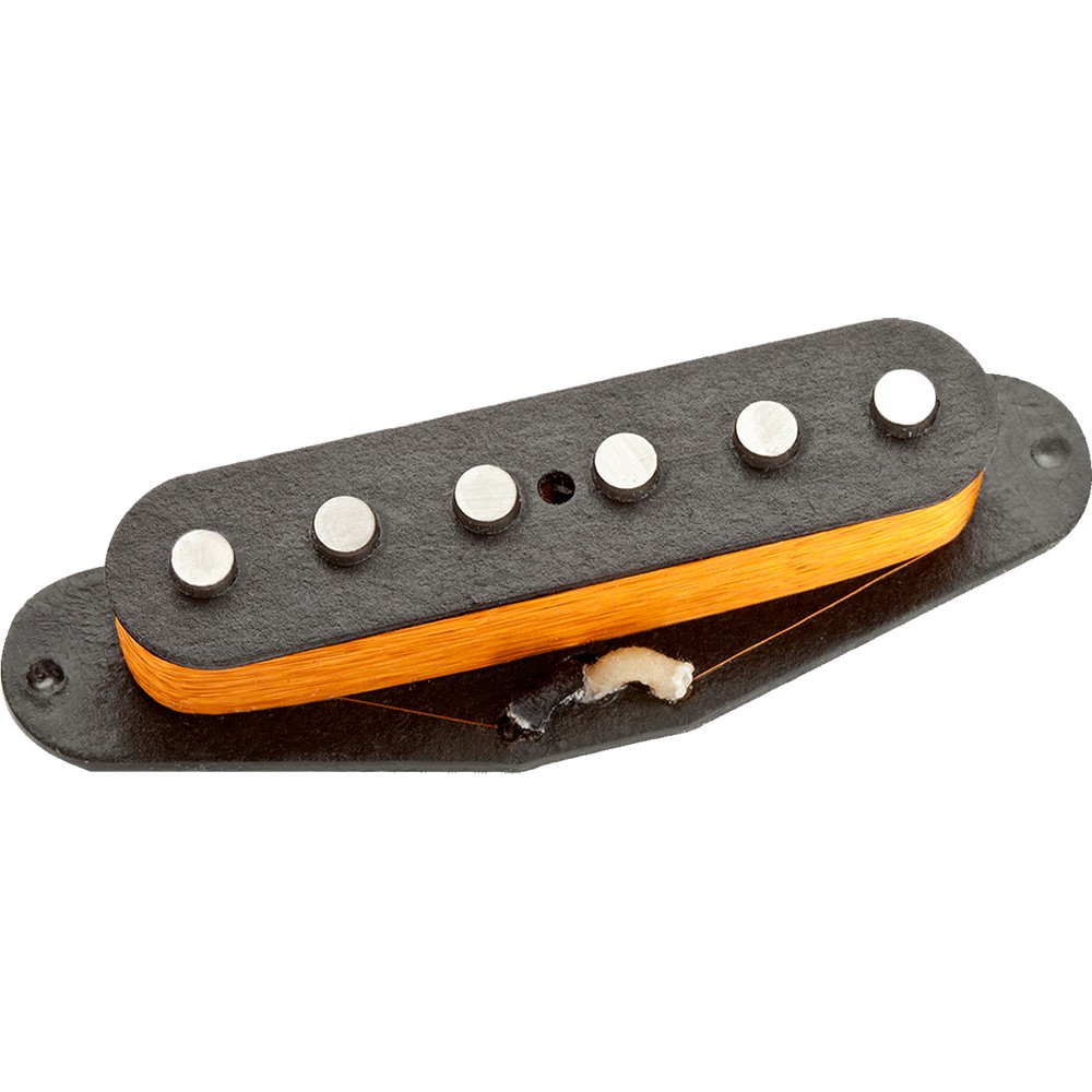 A typical guitar pickup (Seymour Duncan, from the Pitbull Audio website)